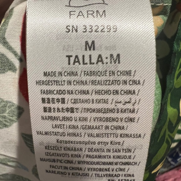 Gorgeous Farm Rio Garden Tapestry maxi dress - Sand, size M, NWT! - Picture 10 of 12